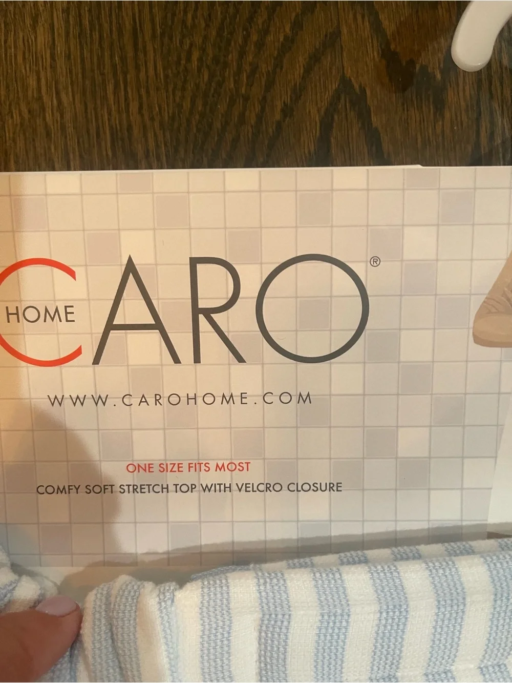 CARO spa towel wrap - velcro closure absorbent and soft 100% Cotton - Brand new
